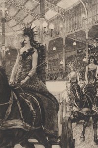 Die Damen der Streitwagen im Hippodrom von James Tissot