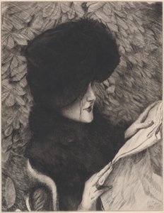 Die Zeitung, 1883 von James Tissot