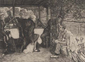 Das Gleichnis vom verlorenen Sohn, Nr. IV: Das gemästete Kalb von James Tissot