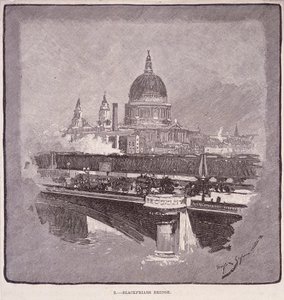 Blackfriars Brücke, London, 1796