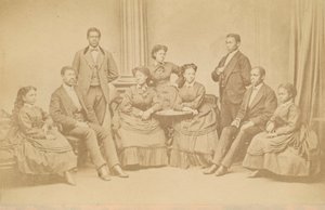 Carte-de-visite der Jubilee Singers