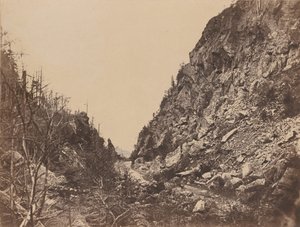 Kopf des White Mountain Notch, Crawford House, 1854 von James Wallace Black