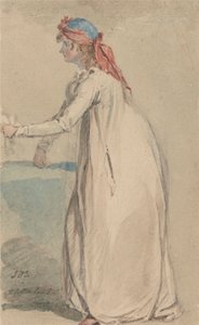 Porträt von Mrs. Morland von James Ward