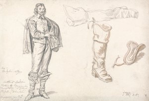 Studien nach Anthony van Dycks Porträt von Arthur Goodwin