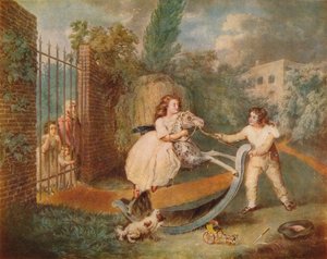 Das schaukelnde Haus, um 1793 von James Ward