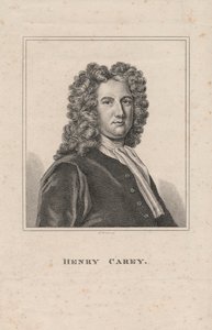 Henry Carey, graviert von R. Grave, ca. 1800 von James Wasdail