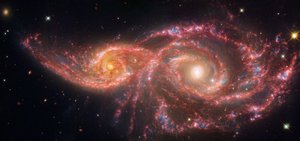 Hubble untersucht Galaxienpaar von James Webb Space Telescope (NASA)