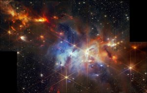 Protostern EC 53 im Serpens-Nebel von James Webb Space Telescope (NASA)