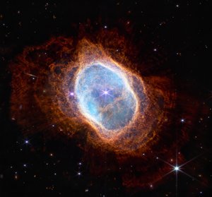 Südlicher Ringnebel (NIRCam-Bild) von James Webb Space Telescope (NASA)