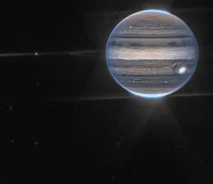 Webbs Jupiter-Bilder zeigen Polarlichter und Dunst von James Webb Space Telescope (NASA)