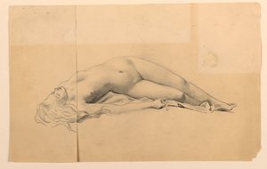 Weiblicher Akt von James Wells Champney