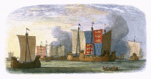 Schlacht von Sluys von James William Edmund Doyle