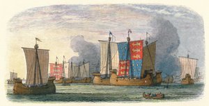 Schlacht von Sluys, 24. Juni 1340, 1864 von James William Edmund Doyle