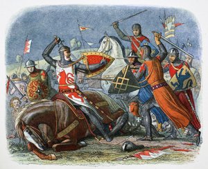 Tod von Simon de Montfort, Schlacht von Evesham, Worcestershire, 1265