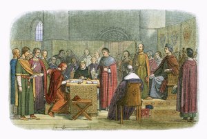 Edward als Lehnsherr von Schottland anerkannt von James William Edmund Doyle
