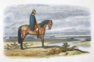 König Alfred plant die Eroberung der dänischen Flotte, 892 von James William Edmund Doyle