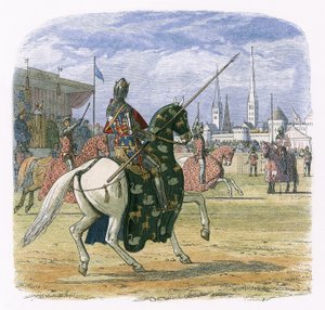König Richard II. stoppt das Duell zwischen Hereford und Norfolk von James William Edmund Doyle