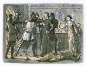 Mortimer vom König ergriffen von James William Edmund Doyle