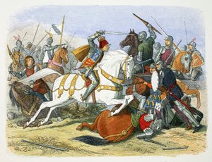 Richard III. von England in der Schlacht von Bosworth Field, Leicestershire