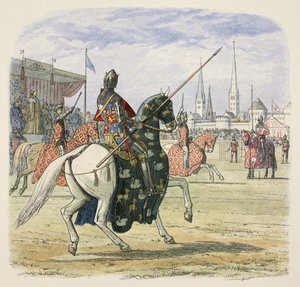 Richard II stoppt das Duell zwischen Hereford und Norfolk, aus 