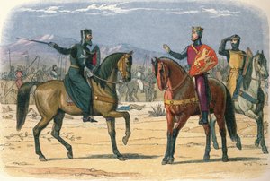 Richard und der Meister von St. John, 1191, 1864 von James William Edmund Doyle