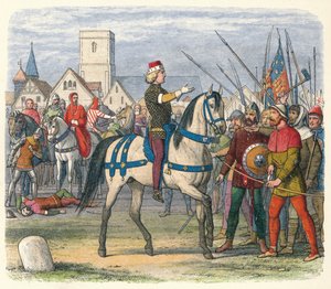 Richard übernimmt das Kommando der Rebellen, 1381