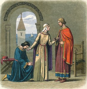 Richard verzeiht seinem Bruder John, 12. Jahrhundert 1864