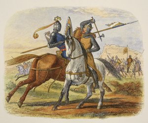 Sir Robert Bruce tötet Sir Henry Bohun, aus 