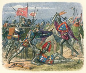 Der König wird vom Herzog von Alençon angegriffen