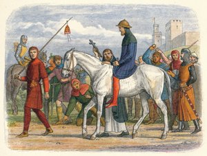 Thomas, Earl of Lancaster, zur Hinrichtung geführt, 1322, 1864