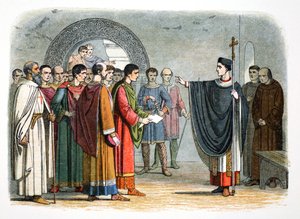 Thomas Becket verbietet dem Earl of Leicester, das Urteil über ihn zu fällen, 1162 1864