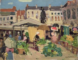 Marktszene von James Wilson Morrice