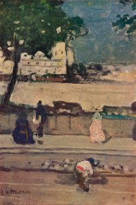 Quai Des Grands Augustins, Paris, 19. Jahrhundert von James Wilson Morrice