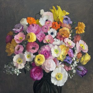 Lebendiger Blumenstrauß