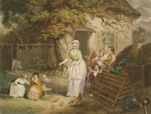 Der Rückzug der Bürger, 1796 von James after Ward