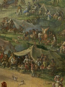 (Detail) Ausgrabung des Gent-Kanals von Jan Anton Garemyn
