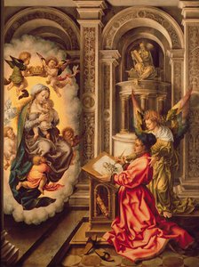 St. Lukas malt die Jungfrau Maria, ca. 1520