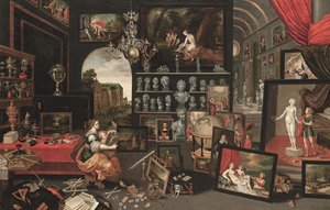 Allegorie des Sehens von Jan (follower of) Brueghel