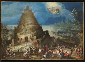 Der Turmbau zu Babel, ca. 1650 von Jan (follower of) Brueghel