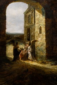 Erscheinung von drei Engeln zu Abraham von Jan Aertsen Marienhof