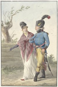 Genieoffizier, 1801 von Jan Anthonie Langendijk Dzn