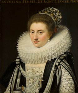Porträt von Ernestine Yolande (1594-1663), Prinzessin von Ligne, nach 1618 von Jan Anthonisz. van Ravesteyn