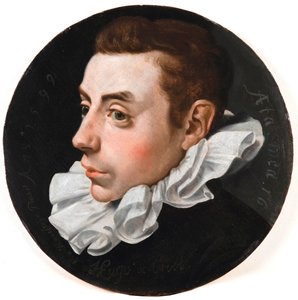 Porträt von Hugo Grotius im Alter von sechzehn Jahren von Jan Anthonisz. van Ravesteyn