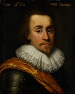 Porträt von Albert, Graf von Nassau-Dillenburg von Jan Antonisz van Ravesteyn (workshop of)