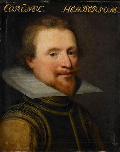 Porträt von Sir Robert Henderson von Tunnegask, Oberst der Schottischen Garde von Jan Antonisz van Ravesteyn (workshop of)