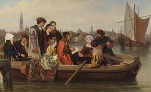 Albrecht Dürer besucht Antwerpen im Jahr 1520, 1873 von Jan Antoon Neuhuys
