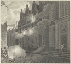 Beschießung des Hauses von Lucas van Steveninck, 1787