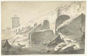 Ponte Molle in Rom (?)