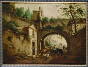 Der Bogen von San Lazzaro in Rom