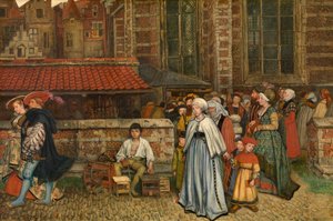 Nach der Messe von Jan August Hendrik Baron Leys